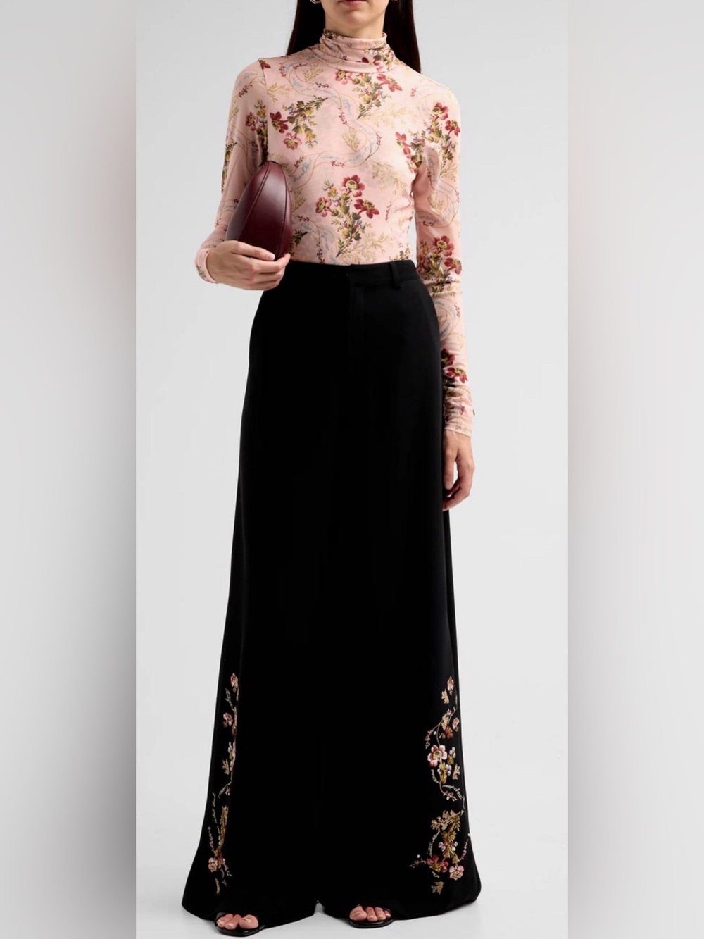 Cinq @ Sept Rococo Embroidered Pants - Picture 8 of 16